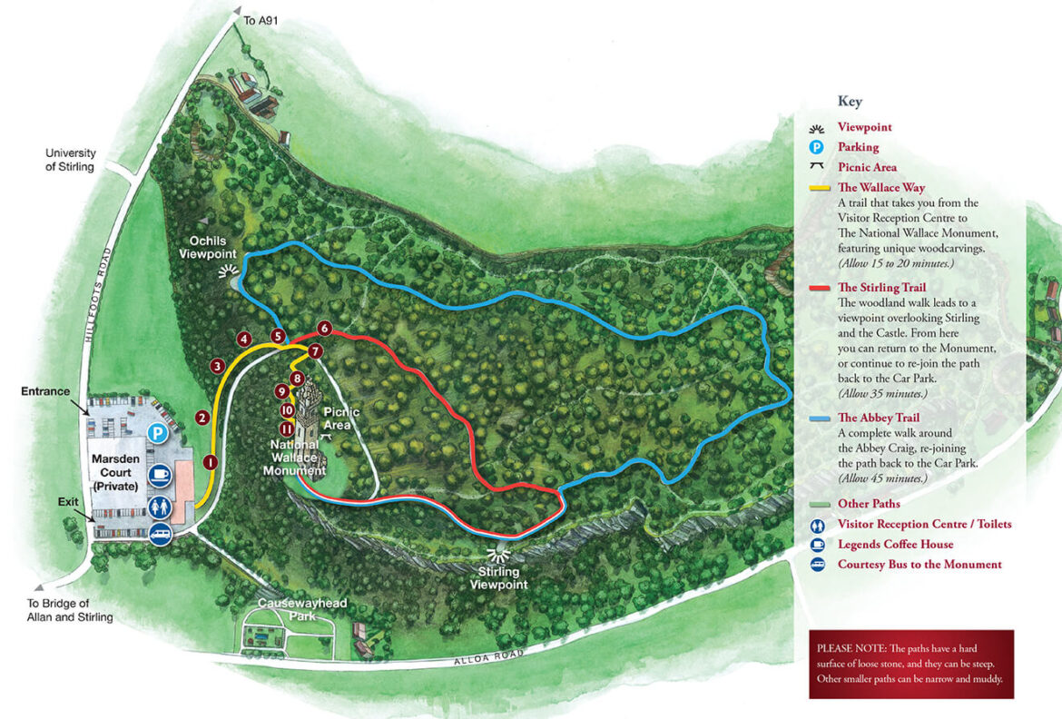 Legends At The Monument Map